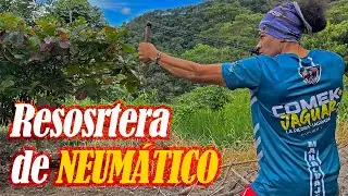 Como hacer una RESORTERA de neumático artesanal