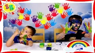 Drawing AVATAR with finger PAINTS