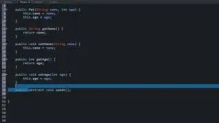 Java Programming Tutorial - 31 - Inheritance, Abstract Classes and Abstract Methods