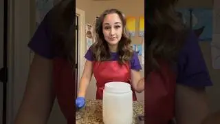 NaOH + H2O 🔥🧼 #lye #sodiumhydroxide #soap #soapmaking