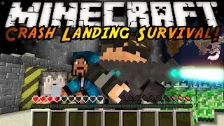 Minecraft Modded Crash Landing : CREATING WATER!