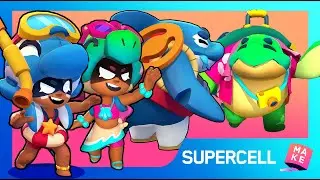 Nita Summer Splash! 🌊 Brawl Stars Anime Opening🌊