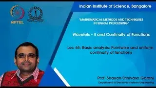 Lec 65 - Basic analysis: Pointwise and uniform continuity of functions