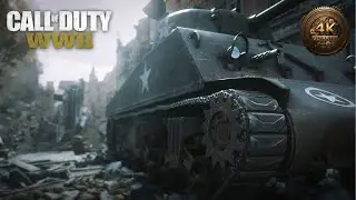 CALL OF DUTY WW2 - ALL CUTSCENES & WORLD WAR 2 CINEMATICS - 4K 60FPS PC Gameplay