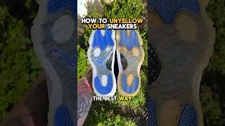 How To Unyellow Air Jordan 11 Space Jam Icy Soles ❄️🥶💯