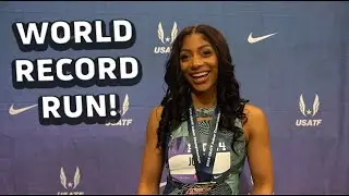 Tia Jones Ties WORLD RECORD In 60m Hurdles At USATF Indoor Championships 2024