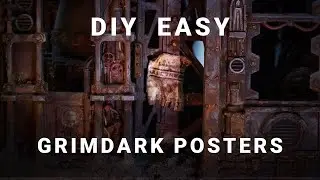 Easy Warhammer 40k Diorama Posters - Epic Details for Your Terrain!