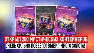 LARGE-SCALE OPENING OF MESTIC CONTAINERS! 250 PCS | Tanks Blitz