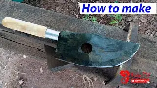 How to make the Kitchen Knife by our village blacksmith