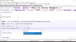 How to Create Text Canvas in HTML
