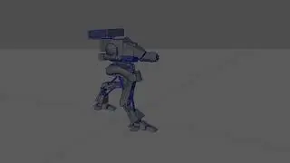 Mech Animation Walk Backwards