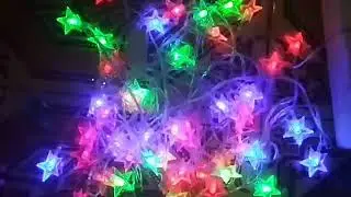 Lampu led bintang, star in my home, lamb rainbows, penyejuk mata untuk di pandang