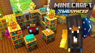 I Built The Most MAGICAL Enchant Tower In Modded Minecraft ☀️Time Synced