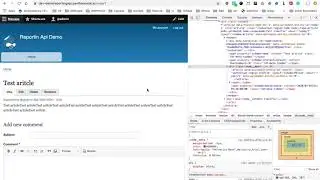 HTT Reporting API  with Drupal 8