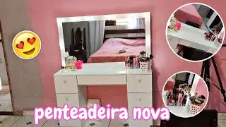 ORGANIZANDO MINHA PENTEADEIRA DO MERCADO LIVRE ❤️ EI CASEI - LAISA SILVA
