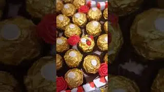 Подарочный бокс с Киндер шоколада и Ферреро Рошер/ #сладкиебукеты #подаркисвоимируками #подарки