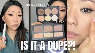Is it A Dupe?! KVD Shade and Light Palette vs Sephora Collection Contour Palette
