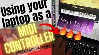How to make beats in Pro Tools - Use your Laptop Keyboard as a MIDI Controller