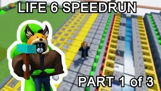 BLOCK TYCOON SPEEDRUN/TUTORIAL! LIFE 6! NO EDITS! NO BOOST PART 1!(BLOCK TYCOON)