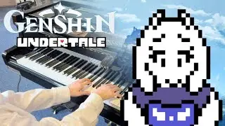 Moonlike Smile & Fallen Down (Genshin Impact/Undertale) ピアノ