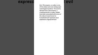 What is Serpent symbolism?