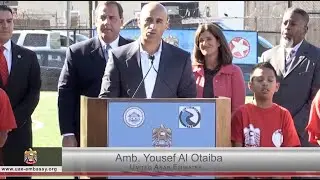 Remarks From UAE Ambassador Yousef Al Otaiba on the Soccer Field Dedication in Atlantic City, N.J.