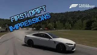 New Forza Motorsport - First Drifts on a wheel - How does it feel on the wheel ? - Moza R12