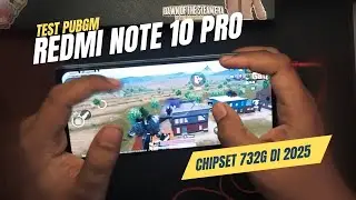TES Redmi Note 10 Pro MAIN PUBG MOBILE DI 2025! | Solo Vs Squad Handcam | Snapdragon 732G 🔥