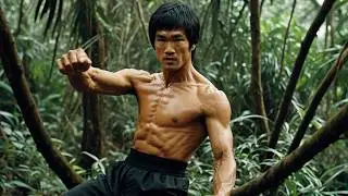 Bruce Lee Jungle Mastering Natures Fury in Martial Arts😇🥰
