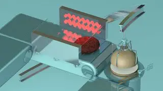Burger Production Line(Cinema4D animation)