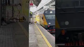 Автомотриса (Север) проезжает на 3 пути #поезда #ржд