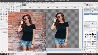 Gimp tutorial: how to remove the background in an image and change it. two ways