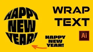 Wrap Text Into Circle Illustrator Tutorial