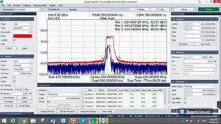 debug Lora spectrum