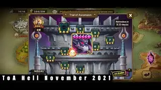 ToA Hell Floor 9  (Onyx ) November 2021 | Summoners War