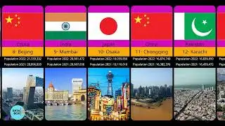 The top 20 largest cities by population