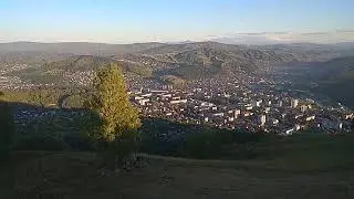 Вид сверху на Горно - Алтайск, Алтай 2022