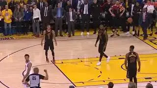 Fight nearly break out between Draymond Green and Tristan Thompson in OT of the NBA finals