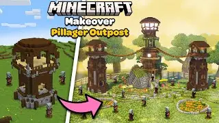 I Transformed a Pillager Outpost in Minecraft Makeover