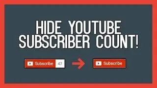 how to hide your youtube channal subscribe android hindi