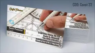 Carti de vizita Constructii Inginer Constructor by CDVi
