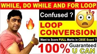 WHILE LOOP | FOR LOOP | DO WHILE LOOP | SYNTAX |  EXECUTION | LOOP CONVERSIONS