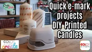 DIY Printed Candles with COLOP e-mark