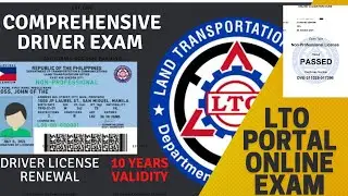 LTO ONLINE EXAM | DRIVER LICENSE RENEWAL | 10 YEARS VALIDITY