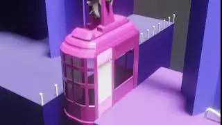 my first animation with blender splash screen model