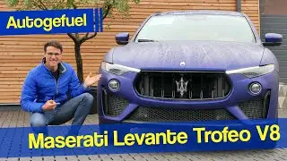 When a 580 hp Ferrari V8 meets an SUV - Maserati Levante Trofeo REVIEW