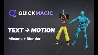 Text to Motion → Mixamo Character → Blender Animation Workflow