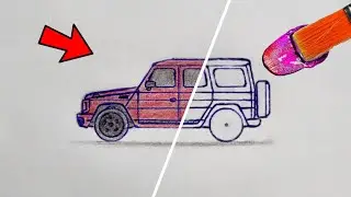 HOW to DRAW a MERCEDES G63 AMG 2019