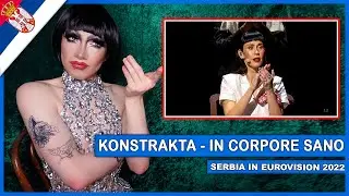 Konstrakta - In corpore sano - Serbia 🇷🇸 | American Reacts to Eurovision 2022