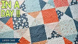 Sea Glass Sands | Hourglass Quilt Block | Scrappy Quilt Patterns | Quick and Easy Quilt Pattern